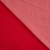 Doubleface Musselin Pink / Rot – weicher Baumwoll-Musselin, doppelseitig