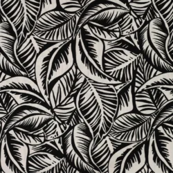 Rayon Spandex „Graphic Leaves“ – elastischer Viskose-Stoff mit Blätterprint