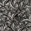 Rayon Spandex „Graphic Leaves“ – elastischer Viskose-Stoff mit Blätterprint